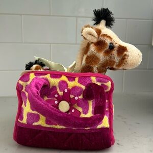 Aurora Giraffe with Purse